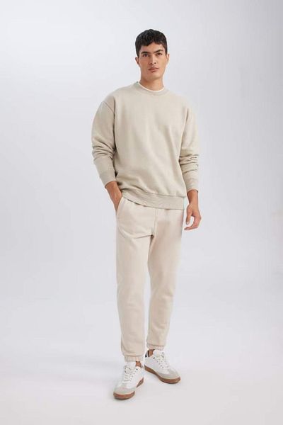 DeFacto Jogger-Jogginghose – Standard-Passform, Schnür-Taille, elastisches Bein, mit Taschen A6468ax24au
