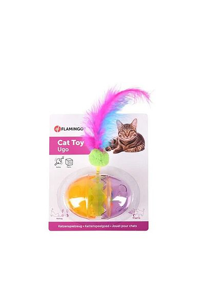 Flamingo Ugo Egg Shaped Cat Toy 9.5x6.5x20 Cm