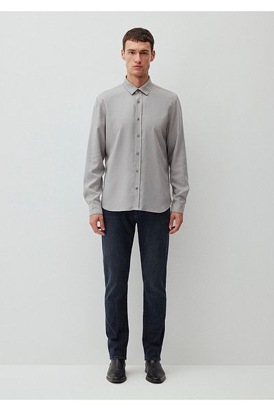 Mavi Γκρι Lyocell Tencel πουκάμισο - Κανονική εφαρμογή 0210818 -70098