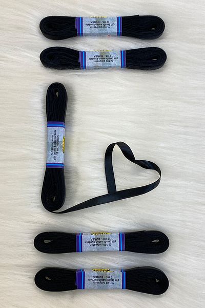ZEYMERADE Black Satin Ribbon 1 cm 10 Meters, Bundle Dowry Special Day Gift Decoration Ribbon