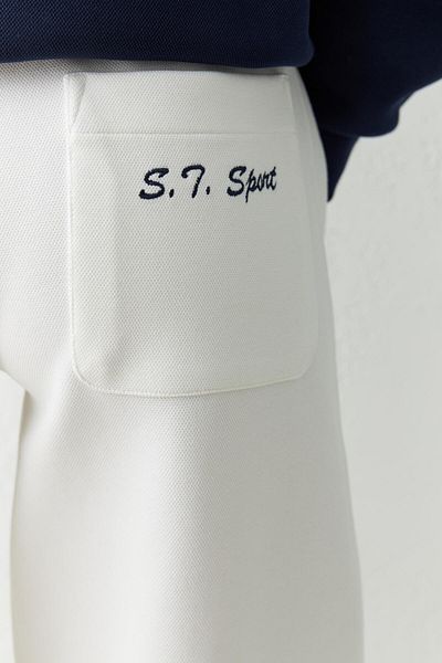 Setre Ecru Comfortable Cut Sweatpants with Ankle Elastics