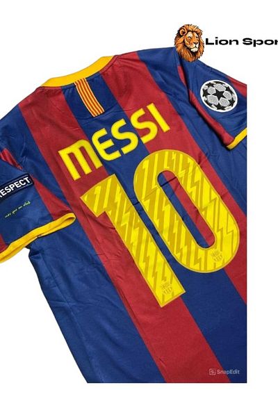 Lion Spor Barch.a..messi Ποδοσφαιρική φανέλα ενηλίκων 2011 Messi Number 10 Τζέρσεϊ