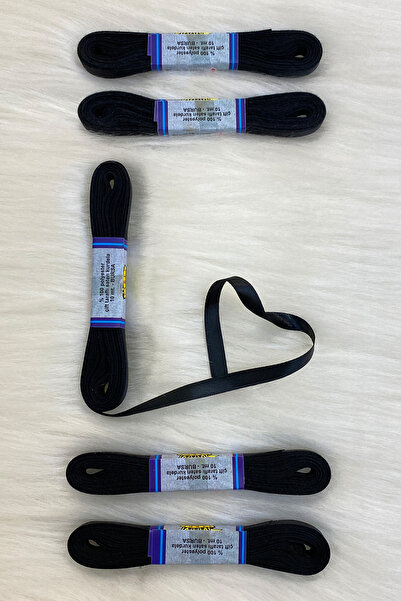 ZEYMERADE Μαύρη Σατέν Κορδέλα 1 εκ. 10 μέτρα, Συσκευασία Προίκα Ειδική Ημέρα Δώρο Στολισμός Κορδέλα