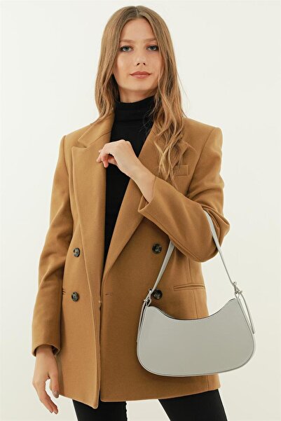 Madamra Gray Women's Baguette Bag