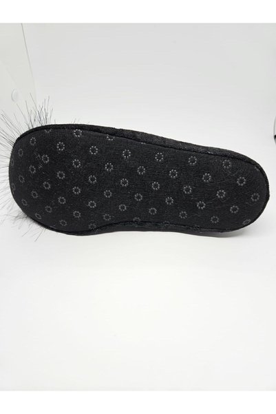 SiFu STYLE Elegance and Comfort Together: Black Diamond Stone Home Flats Booties