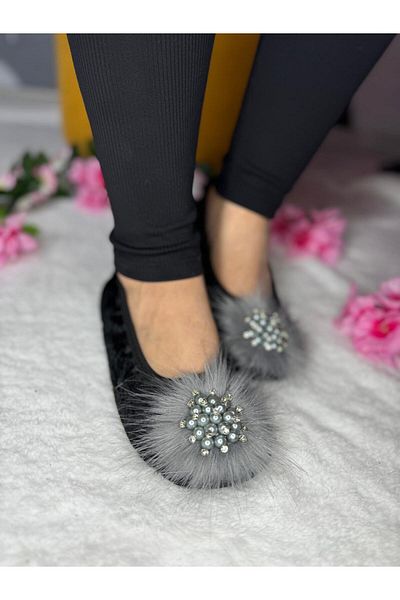 SiFu STYLE Eleganță și confort împreună: pantofi de balerină cu diamante negre