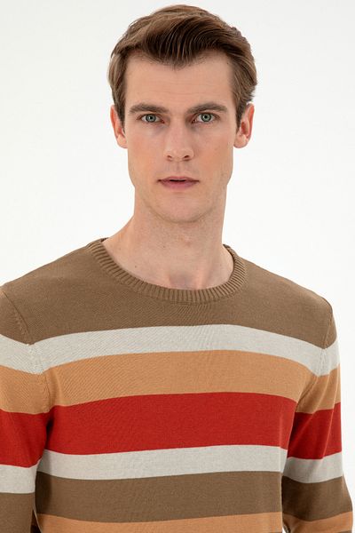 U.S. Polo Assn. Men's Khaki Sweater 50293030 -Vr027