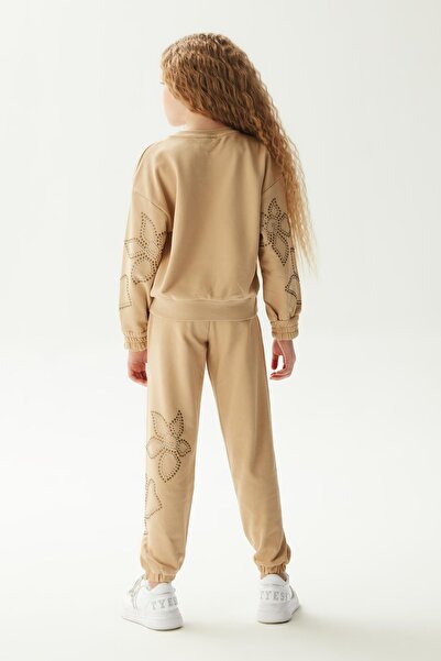 Iceberg Bg Store Girl's Light Brown Sweatshirt