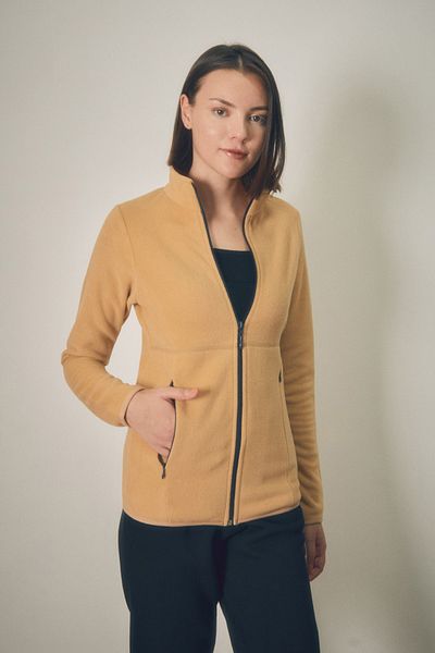Fulla Moda Φούτερ Fleece - Βασικό μοντέλο με φερμουάρ