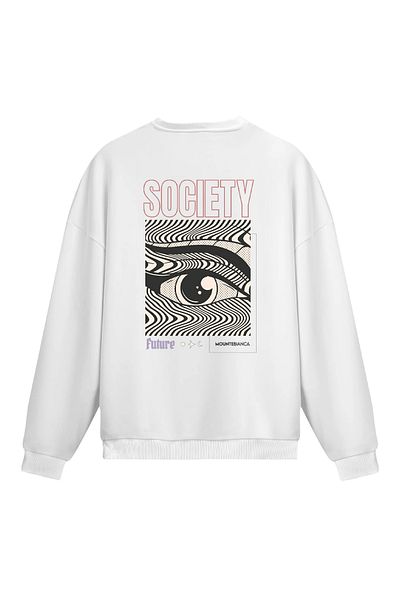 Mounte Bianca Unisex Society - Κανονικό φούτερ