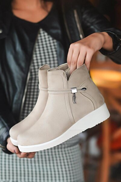 Çaçaroz Ayakkabı Büyük Numara Rahat Günlük Bayan Bot