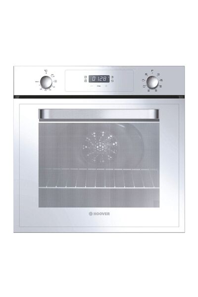 Hoover 3'lü Beyaz Cam Ankastre Set (HOT3051WI/E Fırın/ HVW6MW Ocak/ HDG6C2GWTK Davlumbaz)