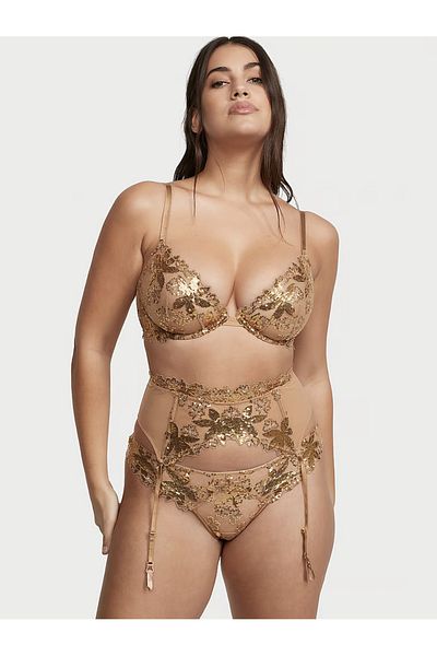 Victoria's Secret Tanga brodata cu flori