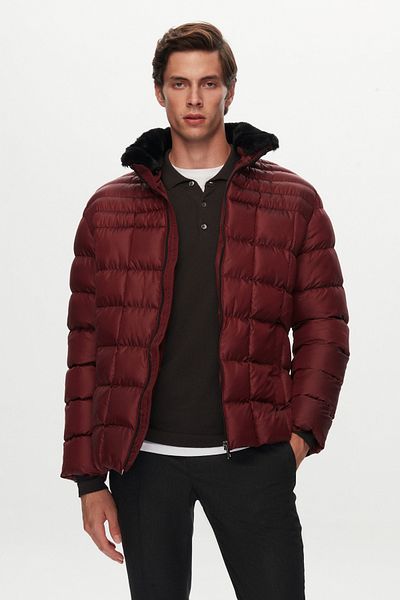Twn Slim Fit Claret Red παλτό