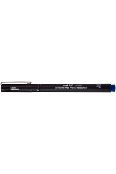 UNİ-BALL Uni Ball Pin 0.1 Fine Line Acrylic Tip Pen Blue