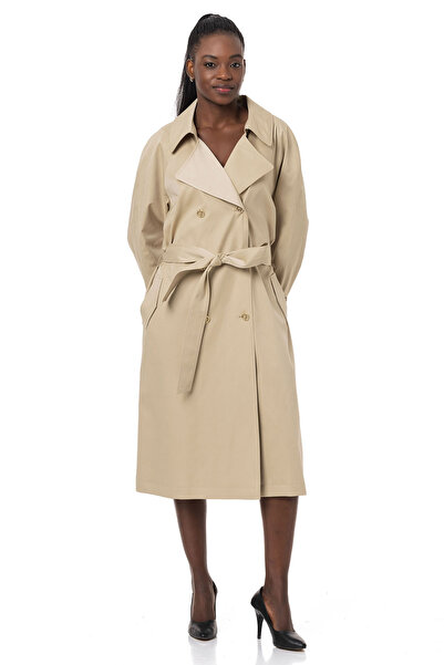 Icon İcon Kadın Bej Trençkot 209 KB