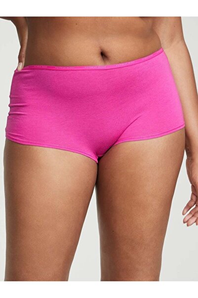Victoria's Secret Pamuklu Mini Logo Detaylı Şort Külot