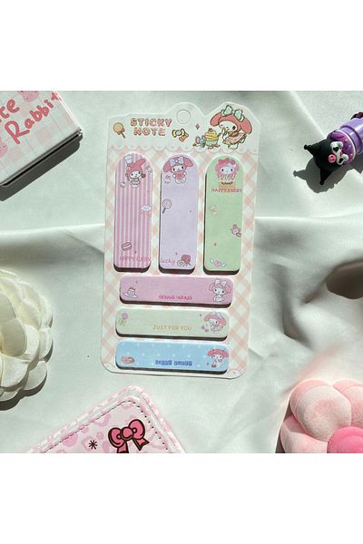 Wisevelya My Melody Stick Post-It Set