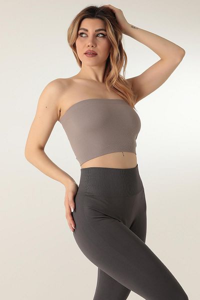 Doremi Strapless Seamless Corded Sports Bustier