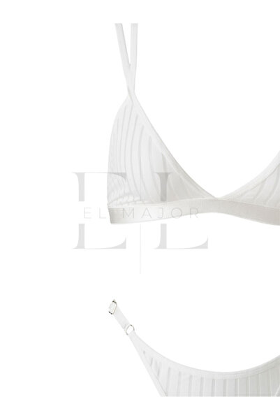 El Major Σετ σουτιέν Jacquard χωρίς ριγέ υποστήριξη