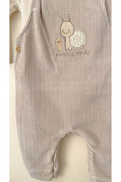 Tongs Green Friendly Baby Boy Salopet Set