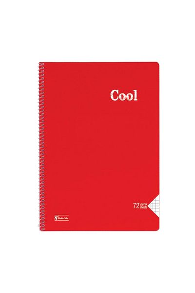 KESKİN COLOR Keskin Cool Pp Cover Spiral Notebook A4 72 YpCheckered
