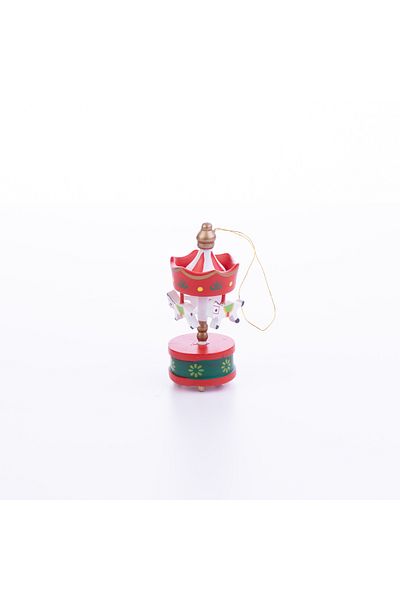 Bimotif New Year's ornament carousel, 8.5 cm, Red and Green 1 piece