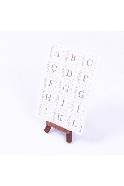 Bimotif Wedding, Wedding Alphabet Letter Set, 3.5 cm