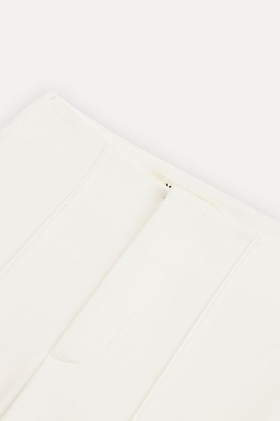 VATKALI Ecru Color Flare Pants