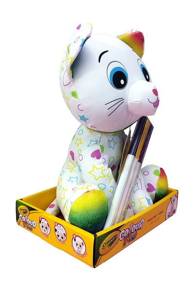 Crayola Colour Me Plush Cat