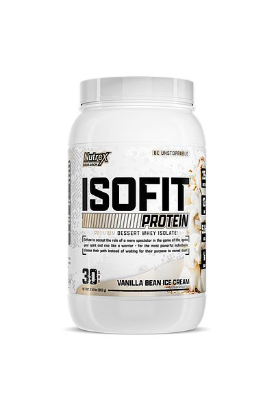 Nutrex Research Isofit, Vanilla Bean Ice Cream, 2 LB