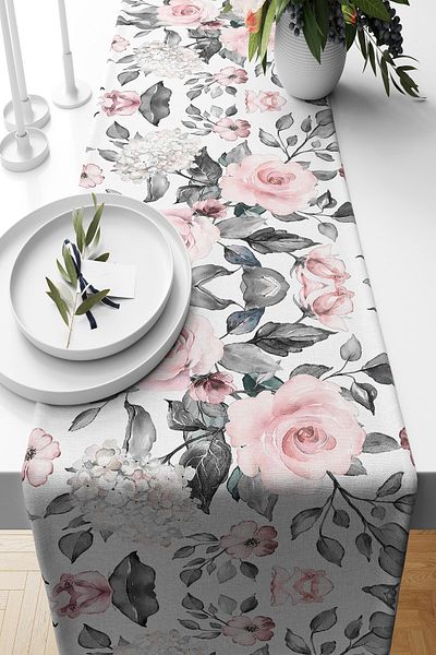 on the clouds Σετ 4 διακοσμητικών τριαντάφυλλων - Floral Geranium Table and Ranier Models