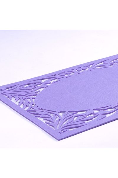 Bimotif Serviciu American Pâslă Liliac, Filială - 29x45 Cm 1 Buc