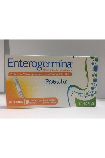 Enterogermina قنينة الكبار 5 × 10 قنينة 8699809779181