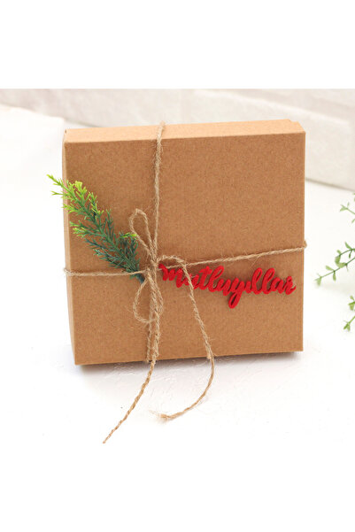 Bimotif Keçe Mutlu Yıllar, Kırmızı 2 Adet