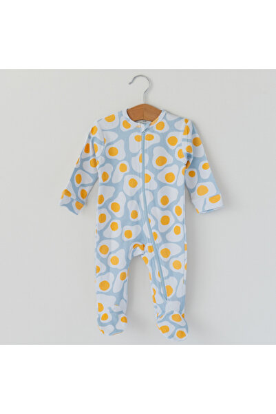 Mama Yoyo Baby&Kids بذلة متشابكة عضوية منقوشة بالبيض