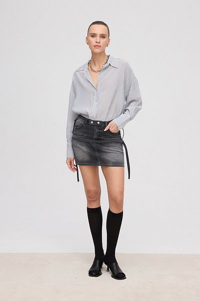 VATKALI Denim Mini Skirt - Designer