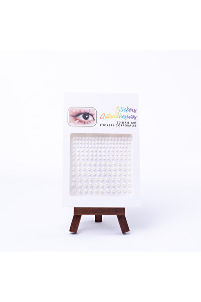 Bimotif Farklı Boyutlarda Incili Yüz Ve Vücut Stickerı Makyaj Taşı 1 Kutu