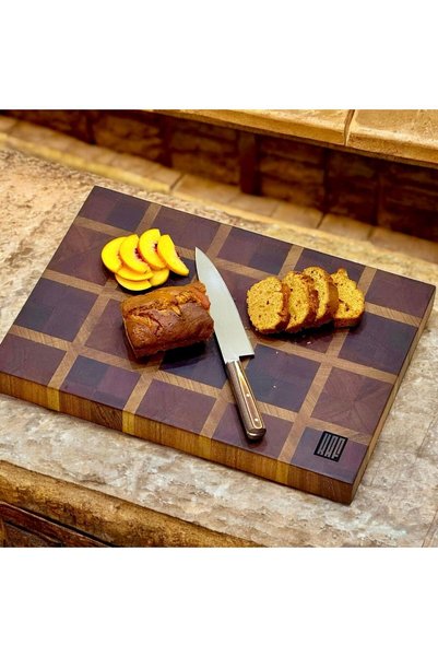 KAF Ahşap Cutting Board Sapele (End-Grain)