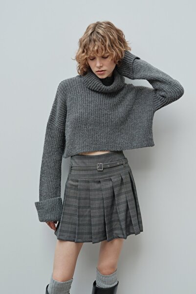 VATKALI Plaid Mini Shorts Skirt