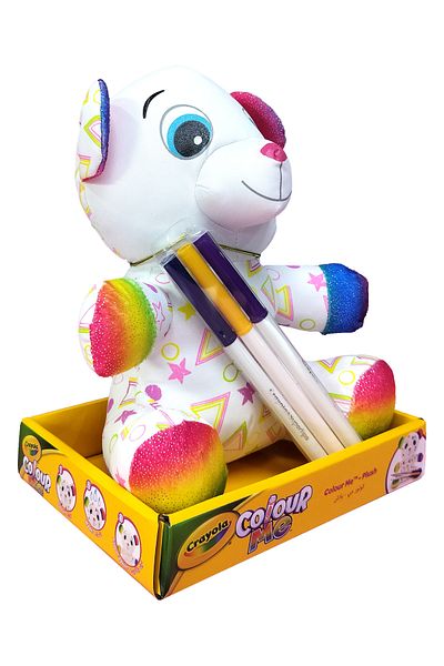 Crayola Colour Me Plush Bear