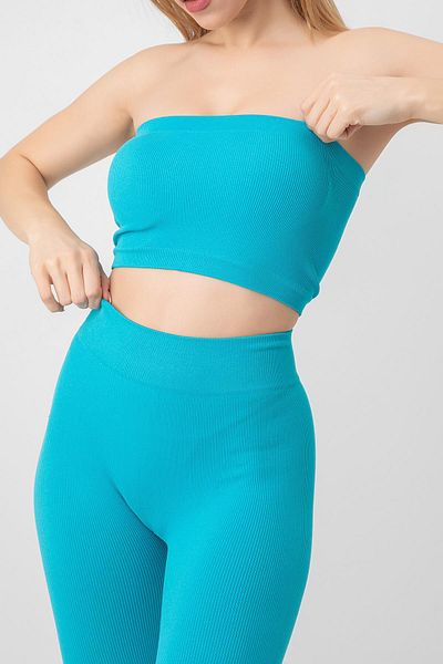 Doremi Strapless Seamless Corded Sports Bustier
