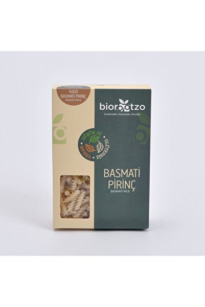 Biorootzo Basmati Pirinç Fusilli Burgu Glutensiz Vegan Düşük Gi 200 G