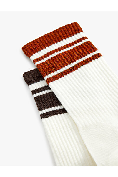 Koton Σετ 2 κάλτσες τένις πολύχρωμες