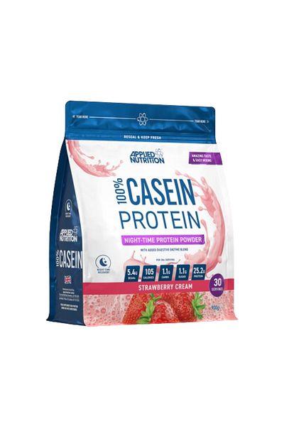 applied nutrition Micellar Casein Night Time Protein, Strawberry Cream, 900 Gm