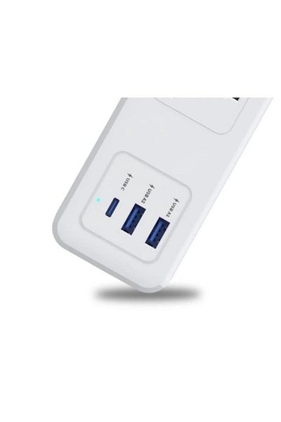 HONEYWELL مقبس محمي من 4 قطع - 1xType-C 2xUSB-A HC 000042