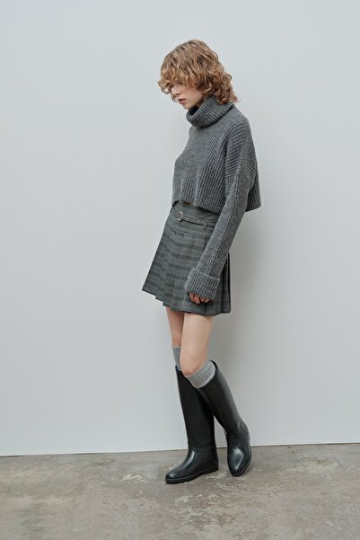 VATKALI Plaid Mini Shorts Skirt