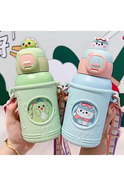 CNSZ 500ml Cute Stainless Steel Thermal Water Bottle - Thermos Feature