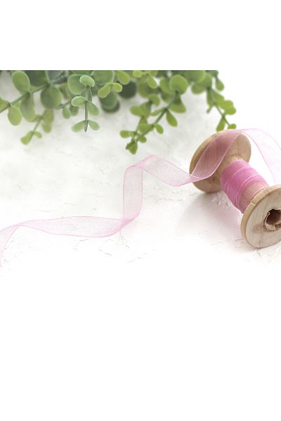 Bimotif Κορδέλα Organza, 20 μέτρα Σκούρο Ροζ