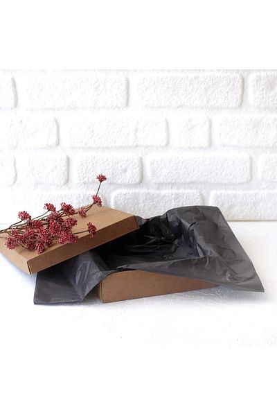Bimotif Plush Paper 50x70 Cm, Black 50 Pieces